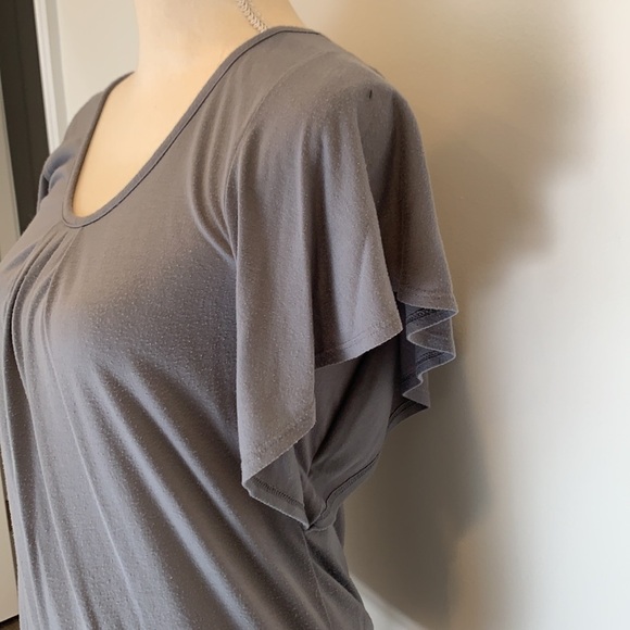 Draping Short Sleeve Top - Picture 2 of 5